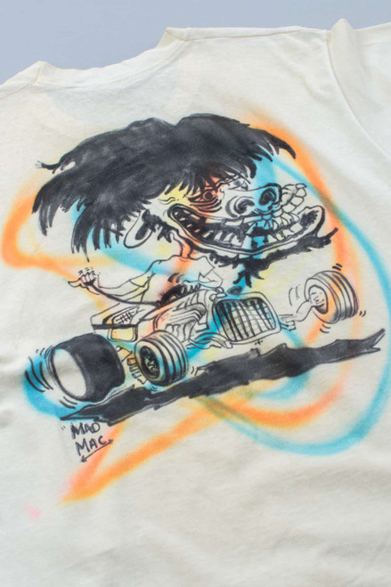 Mad Mac Radical Airbrush Ed Roth Rat Fink Style T-Shirt (Single Stitch)