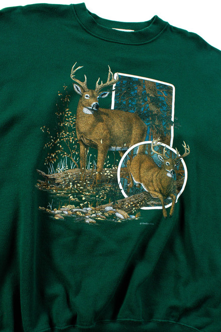 Vintage Deer Portraits Sweatshirt