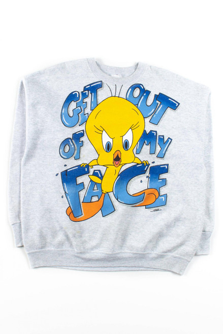 Tweety Bird Get Out Of My Face Sweatshirt