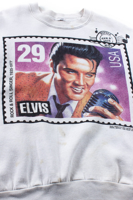 Elvis Presley Stamp Vintage Sweatshirt