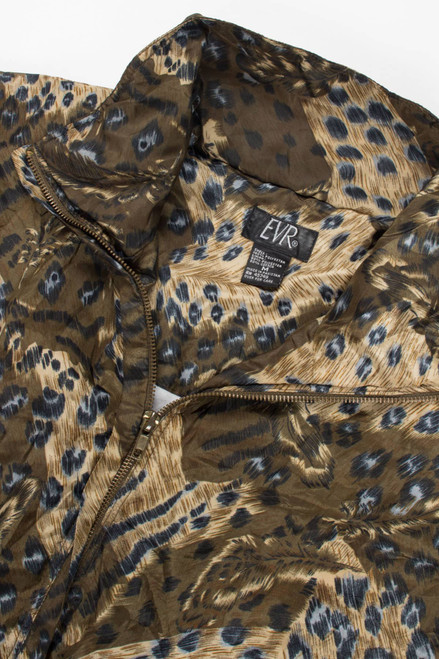 Vintage Animal Print 90s Jacket 19485