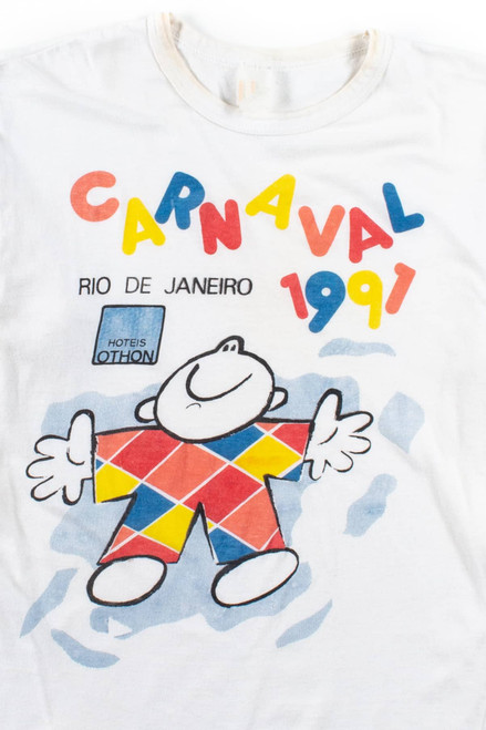 Vintage Carnival Rio De Janeiro T-Shirt (1991)