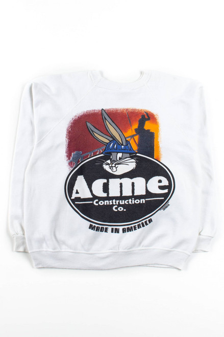 Vintage Acme Construction Looney Tunes Sweatshirt