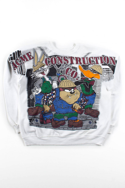 Vintage Acme Construction Looney Tunes Sweatshirt