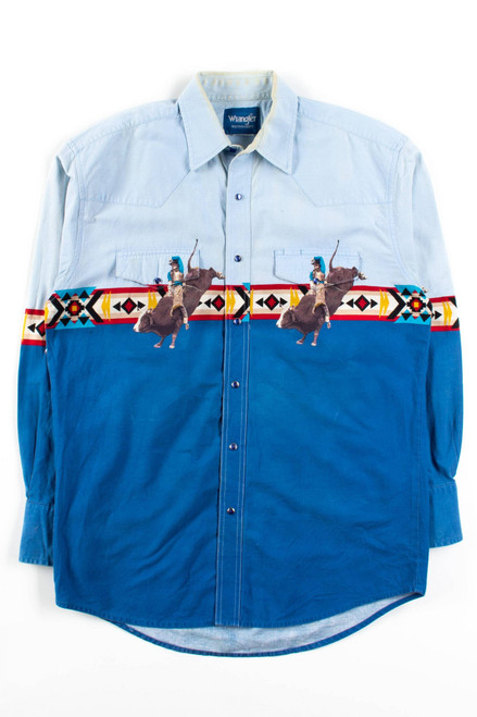 Vintage Wrangler Rodeo Button Up Shirt