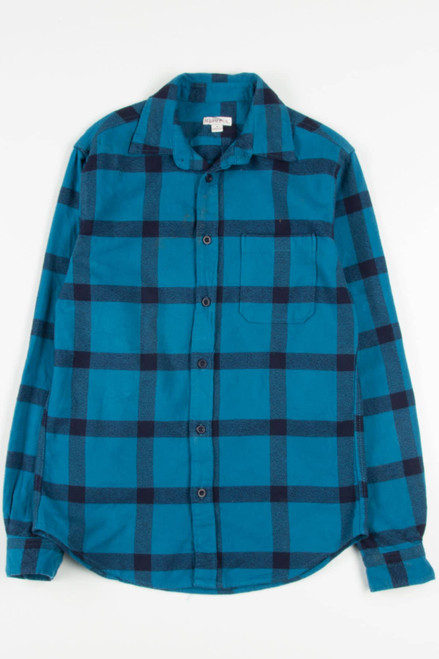 Vintage Blue Flannel Shirt 3470