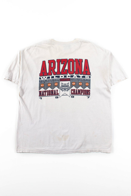 Vintage Arizona Wildcats National Champions T-Shirt (1997)