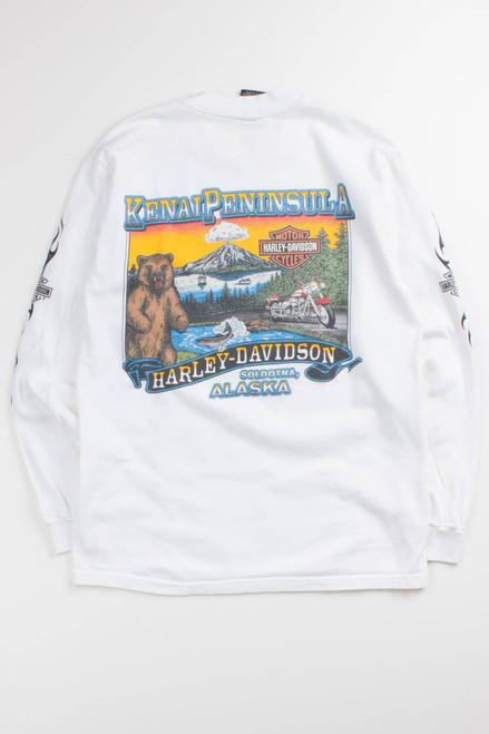 Alaska Harley Davidson Long Sleeve Shirt '99