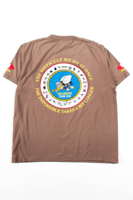 Vintage Seabees Can Do T-Shirt