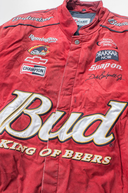 Leather King of Beers Nascar Jacket