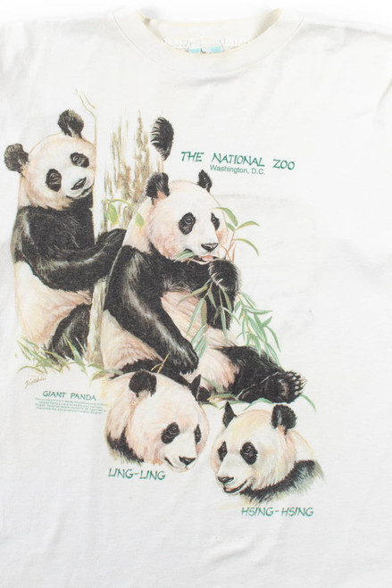 Vintage National Zoo Giant Panda T-Shirt