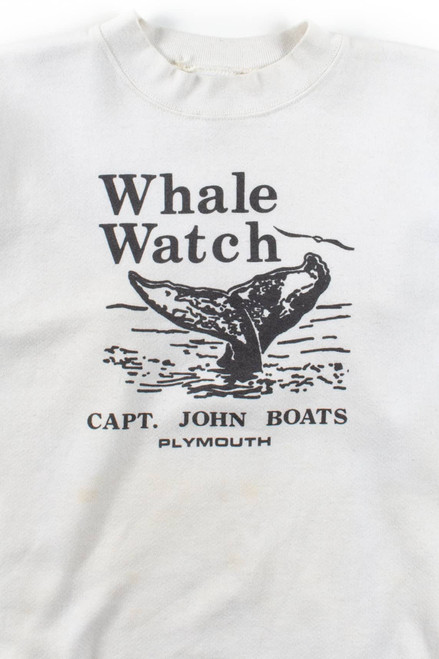 Capt. John Boats Whale Watch Vintage Sweatshirt