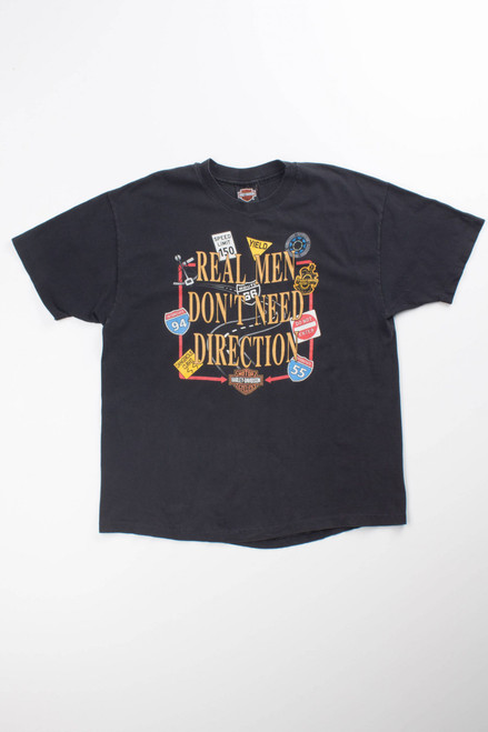 Don't Need Directions Harley Davidson T-Shirt