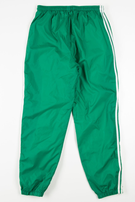 Vintage Green Adidas Windbreaker Pants (1990s) (sz. XL)