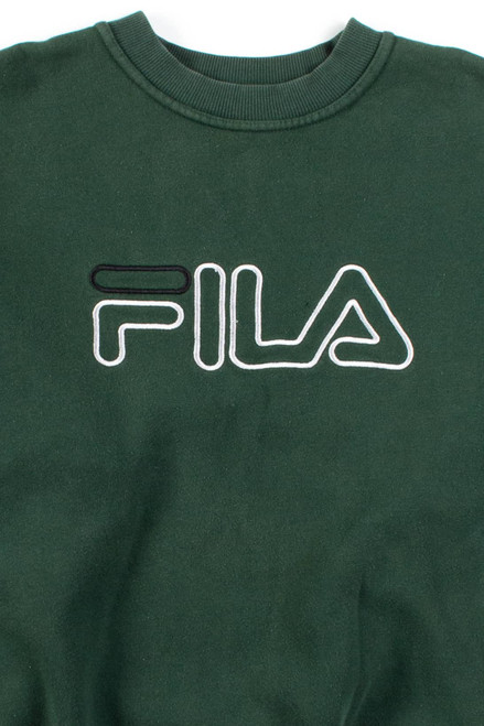 Vintage Green Fila Sweatshirt