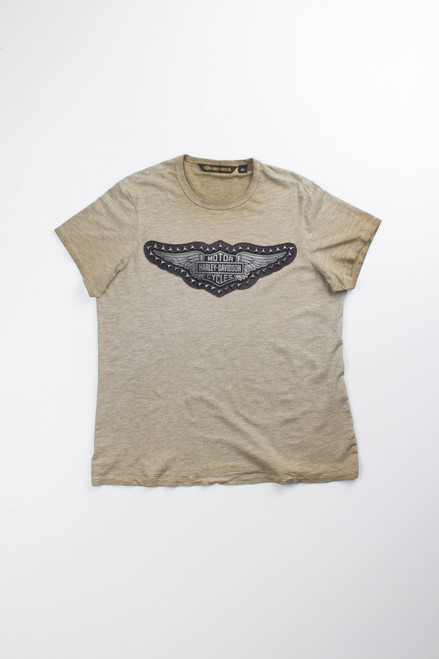 Woman's Cut Studded Harley Davidson Tee