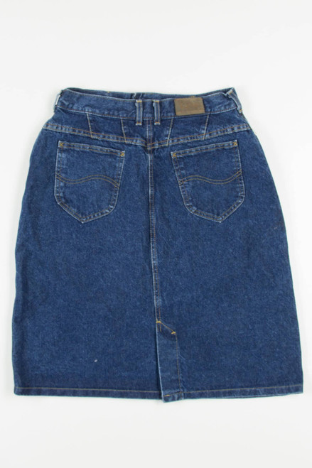 Vintage Lee Midi Denim Skirt (sz. 14)