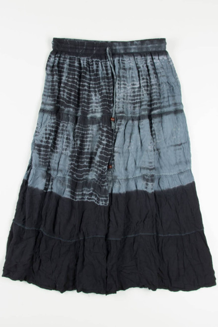 Vintage Tie Dye Hippie Maxi Skirt 503