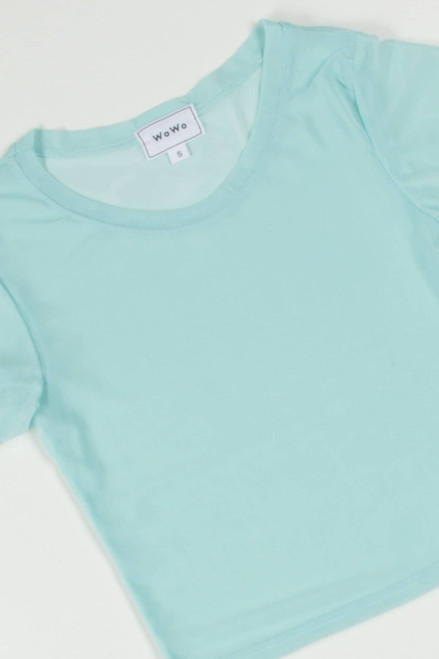 Mint Mesh Tee