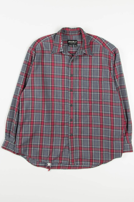 Vintage Distressed Eddie Bauer Flannel Shirt 3543