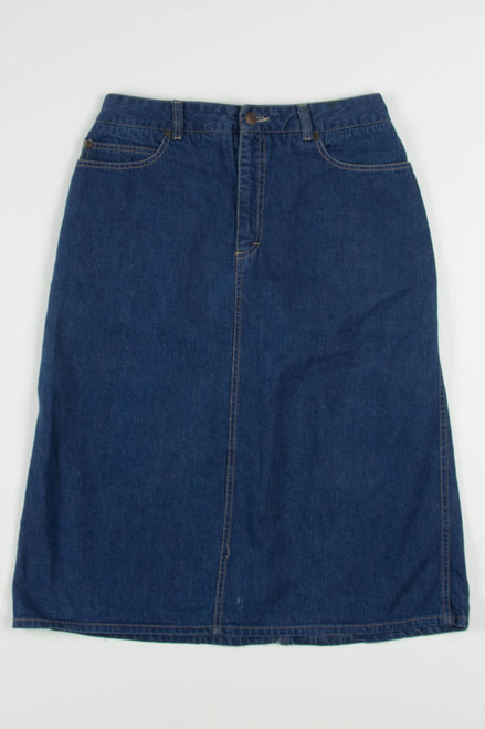 Vintage Calvin Klein Midi Denim Skirt