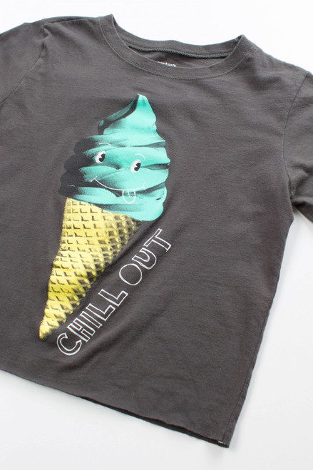 Chill Out Cropped Boy's Tee