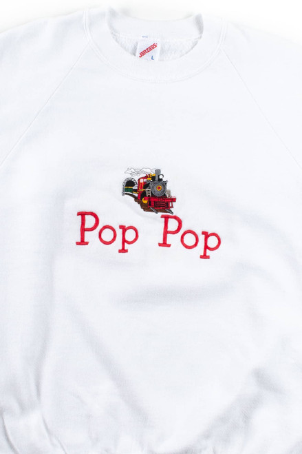 Vintage Pop Pop Train Sweatshirt