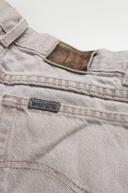 Vintage Riveted Lee Denim Shorts (sz. 33)