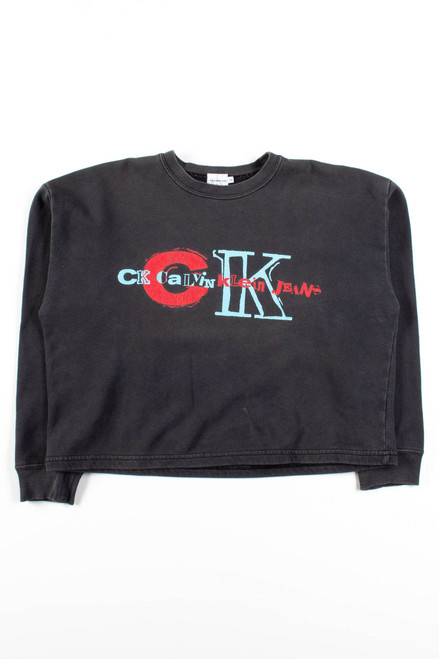 Vintage Cropped Calvin Klein Jeans Sweatshirt