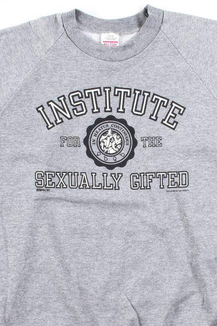 Deadstock Novelty Sexually Gifted College Sweatshirt (1985)