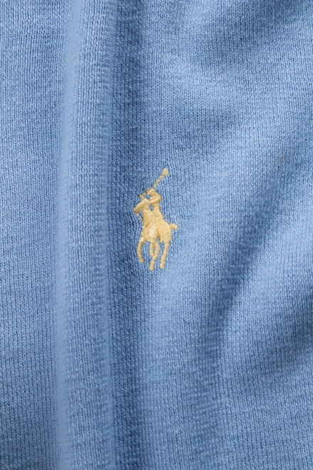 Baby Blue Polo Knit Sweater