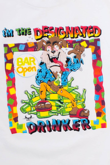 Designated Driver 90s DEADSTOCK Novelty T-Shirt