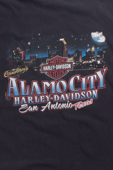 Oversized Alamo Harley Davidson T-Shirt