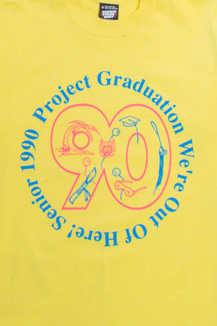 1990 Senior Class Project Graduation T-Shirt