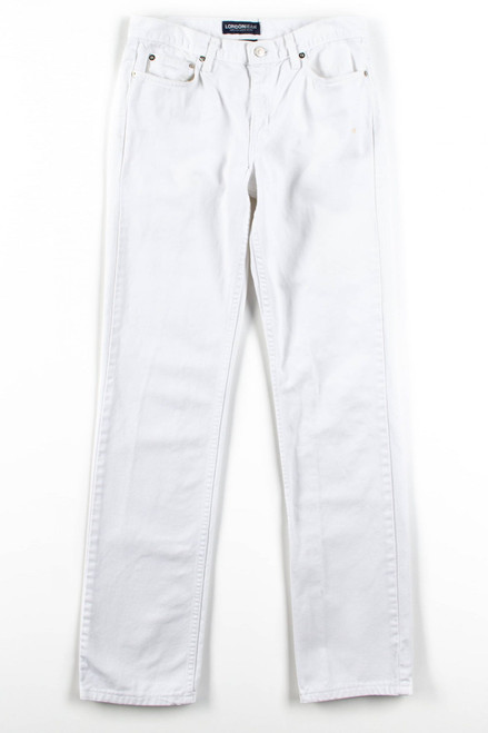 Vintage White Denim Jeans (sz. 8)