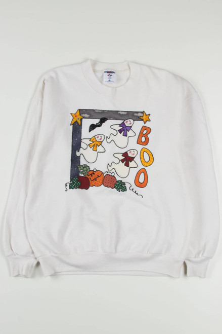 Vintage Ghosts Halloween Sweatshirt