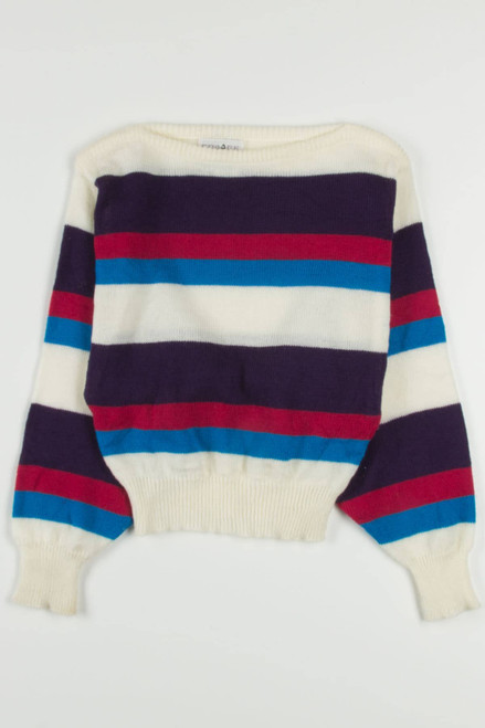 Vintage Cropped 80s Sweater 3415