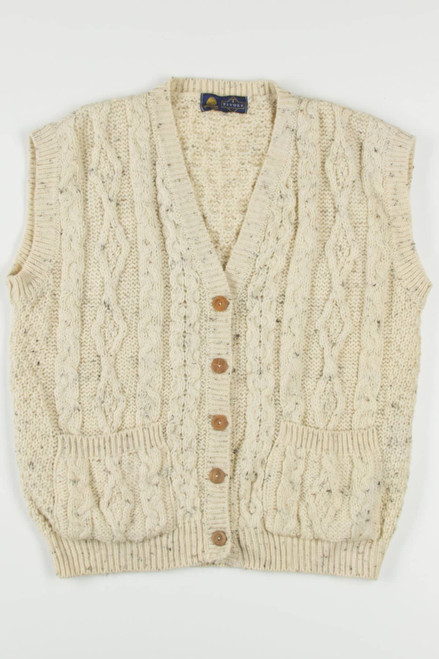 Vintage Tivoli Aran Fisherman Vest 668