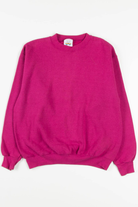 Blank Fuchsia Sweatshirt