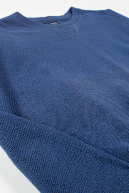 Blue Knit Lands' End Sweatshirt