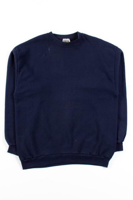 Vintage Plain Navy Sweatshirt