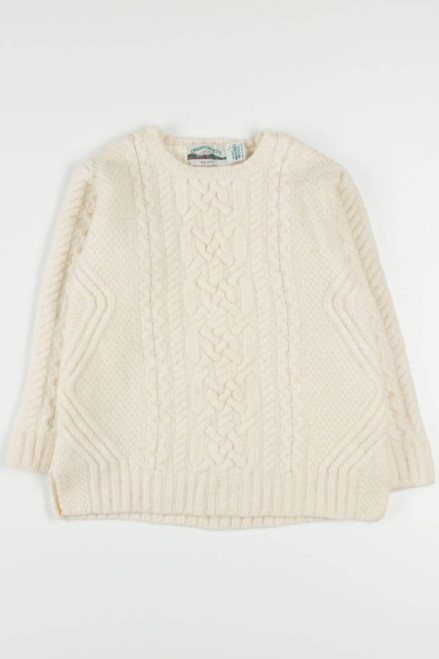 Vintage Aran Crafts Irish Fisherman Sweater 723