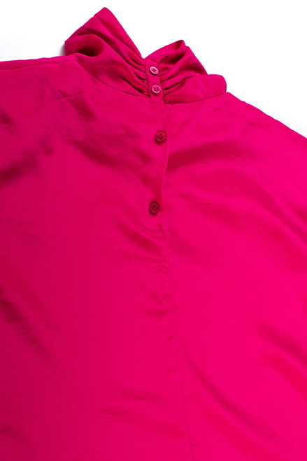 Vintage Magenta Pierre Cardin Blouse