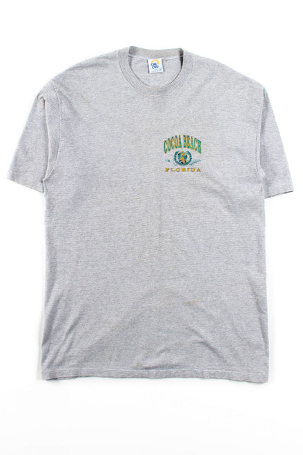 Vintage Striped Cocoa Beach Florida T-Shirt