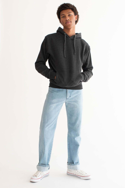 Charcoal Basic Hoodie - Ragstock.com