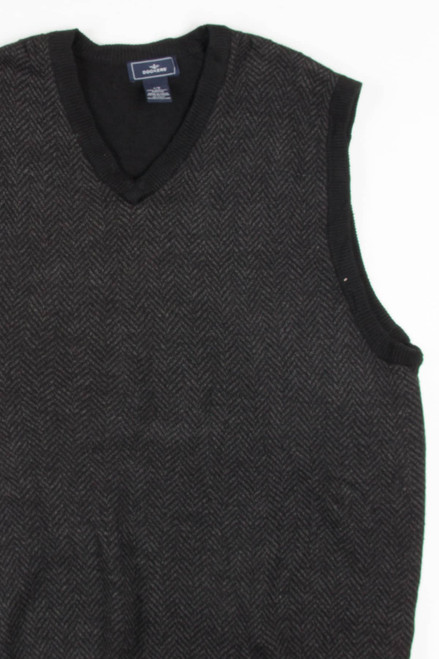 Black Chevron Dockers Sweater Vest 243