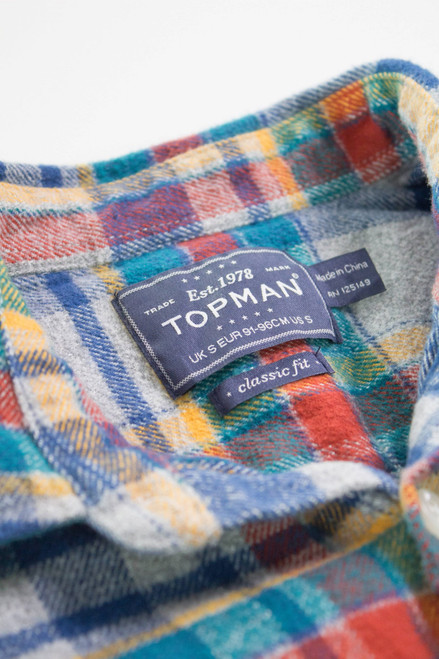 Vintage Topman Flannel Shirt