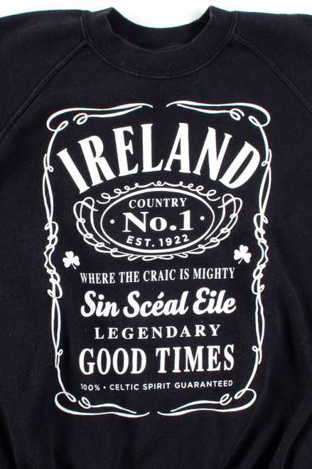 Ireland Whiskey Label Sweatshirt