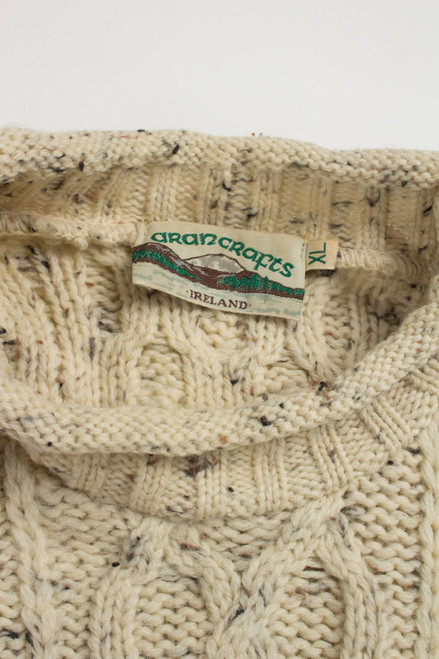 Speckled Aran Crafts Irish Fisherman Sweater 746