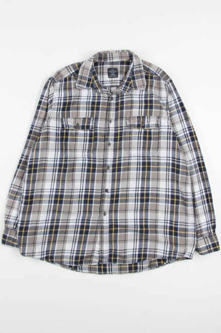 Grey Faded Glory Flannel Shirt 3962